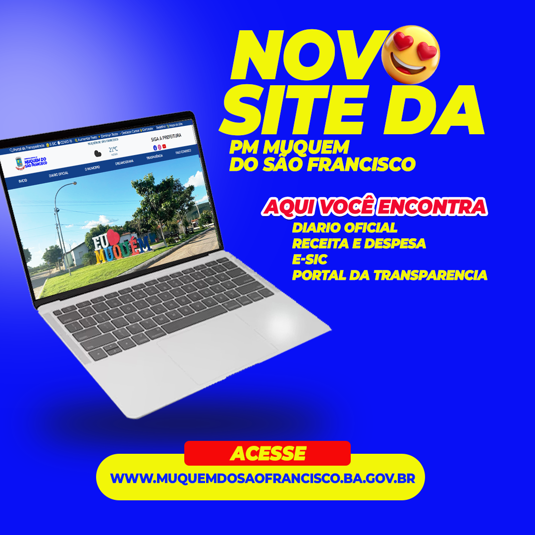 Novo Portal da Prefeitura de Muquem do São Francisco